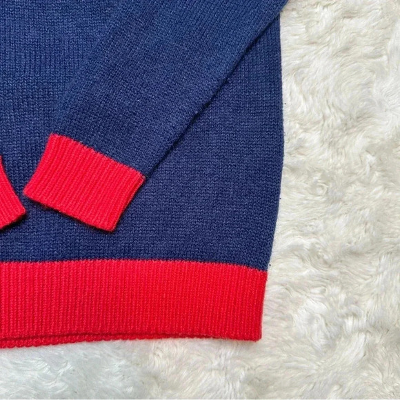 Christmas Santa  Dinosaur Sweater Blue/Green/Red/White Size 6 - Picture 15 of 16